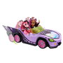 Mattel Monster High Ghoul Mobile Hhk63 - Voiture Jouet avec Capacité 4 Poupées - Accessoires Boissons et Mascotte