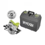 Ryobi RCS1600-K2B - Scie circulaire 1600 W avec laser, coffret de transport, guide parallèle, 2 lames 190 mm (24 & 48 dents) et clé de service