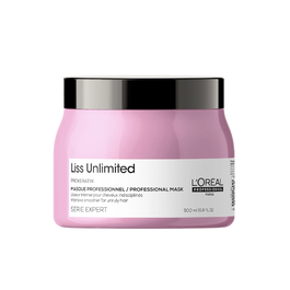 L'Oréal Professionnel Série Expert Liss Unlimited - Masque Crème Lissant Traitant Capillaire - 500 ml