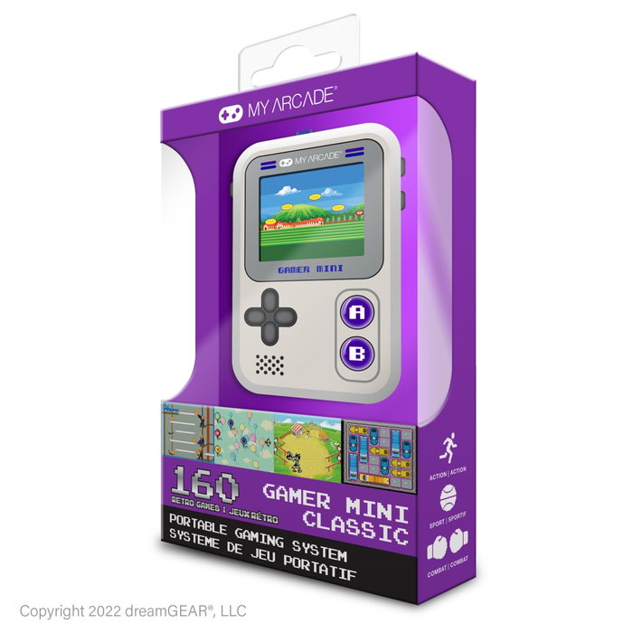 My Arcade Gamer Mini Classic Gris et Violet My Arcade Gamer Mini Classic Gris et Violet