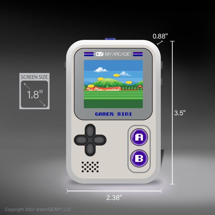 My Arcade Gamer Mini Classic Gris et Violet My Arcade Gamer Mini Classic Gris et Violet