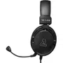 The G-Lab KORP TITANIUM Casque gamer filaire avec micro, technologie X-TRA Bass, pour PC, PS4, Xbox One - Noir