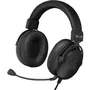 The G-Lab KORP TITANIUM Casque gamer filaire avec micro, technologie X-TRA Bass, pour PC, PS4, Xbox One - Noir