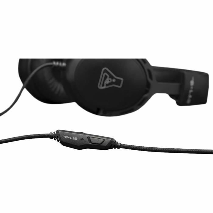 The G-Lab KORP TITANIUM Casque Gamer Filaire Noir