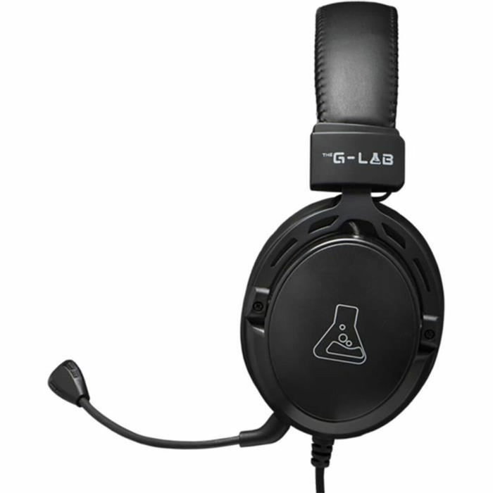 The G-Lab KORP TITANIUM Casque Gamer Filaire Noir
