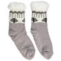 Sensly Chaussettes avec Motifs Sapins et Doublure Sherpa Taille 39/42