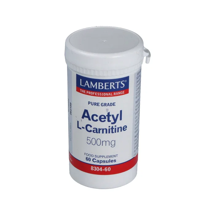 Lamberts L-Acétyl-L-Carnitine 500 mg 60 capsules