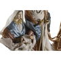 Crèche de Noël DKD Home Decor Bleu Doré Couronne 30 x 5 x 30 cm 50 x 10 x 57 cm