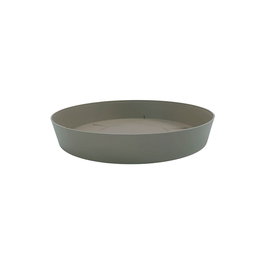 Plastiken Plat de injection taupe Ø11 x 1,6 cm pour pot