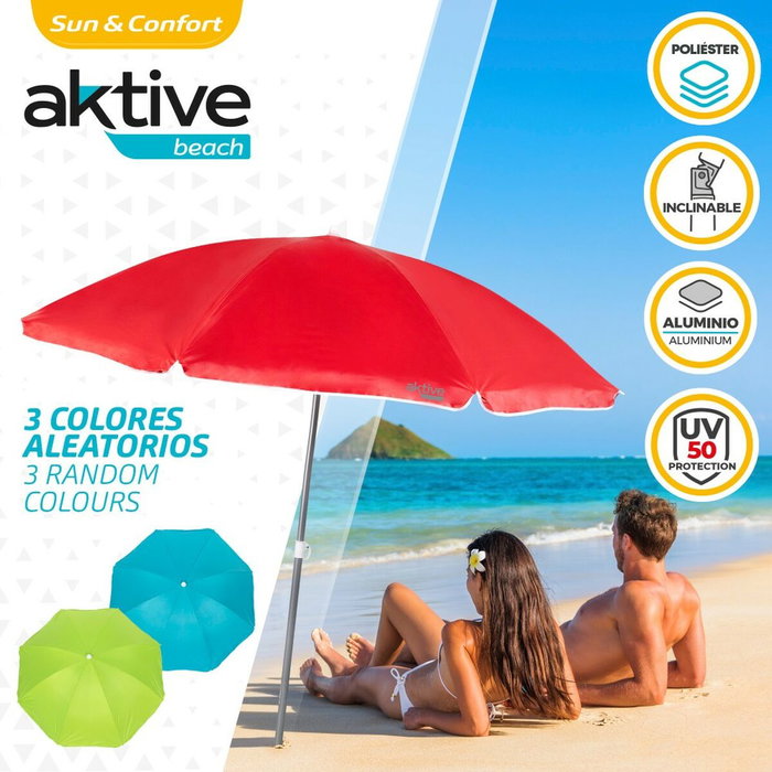 Parapluie Aktive 180 x 193 x 180 cm 180 x 180 x 180 cm 180 x 196 x 180 cm (12 Unités)
