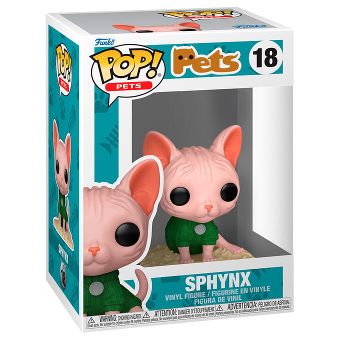 Funko Pop! Pets Sphynx Cat Figurine Vinyle N°18