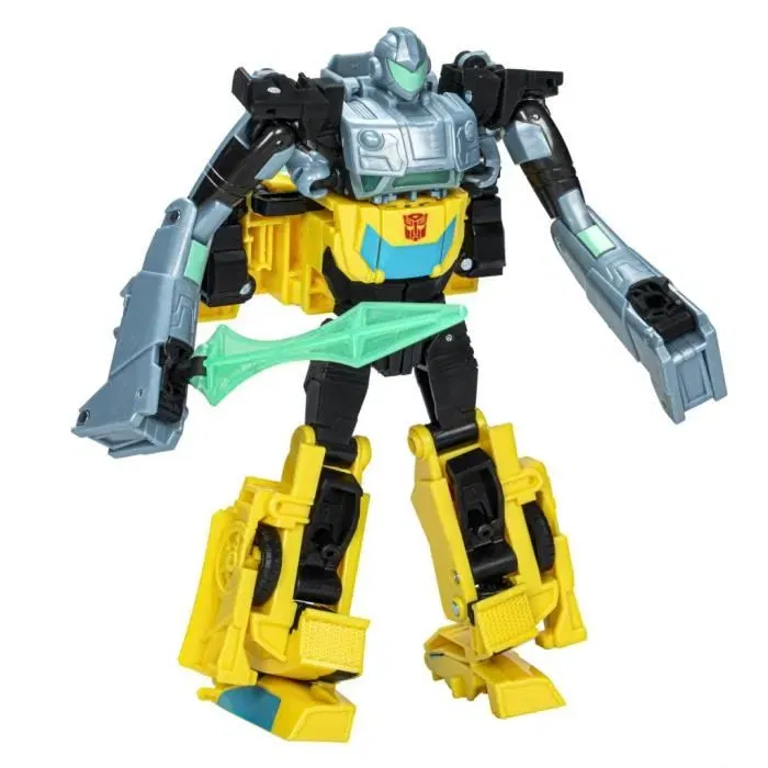 Hasbro - Figurines Cyber-Combiner interactives Transformers EarthSpark Bumblebee et Mo Malto - Jouet pour enfants à partir de 6 ans