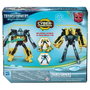 Hasbro - Figurines Cyber-Combiner interactives Transformers EarthSpark Bumblebee et Mo Malto - Jouet pour enfants à partir de 6 ans