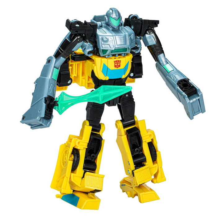 Hasbro - Figurines Cyber-Combiner interactives Transformers EarthSpark Bumblebee et Mo Malto - Jouet pour enfants à partir de 6 ans