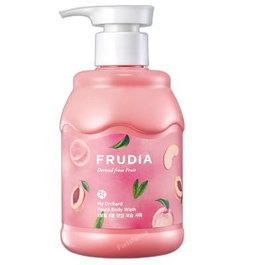 FRUDIA Gel Douche Parfum Pêche My Orchard 350 ml - Gel de douche hydratant pour le corps