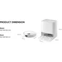 Roborock Qrevo 2 ProX - Robot aspirateur laveur avec aspiration 25 000 Pa et station multifonction