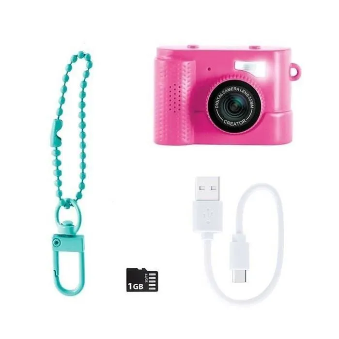 Canal Toys CLK 06 Mini Cam' - Appareil photo numérique compact pour enfant avec porte-clés et carte SD 1 Go - 6 styles à collectionner