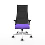 Piqueras y Crespo Chaise de Bureau Albacete XL Lila et Noir