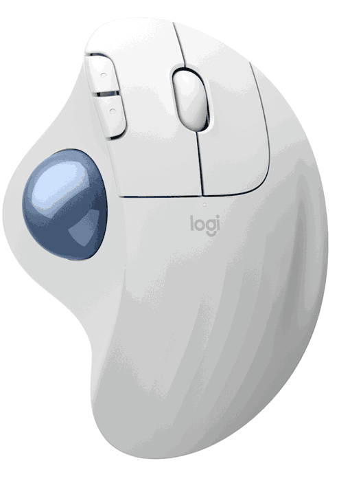 Logitech Ergo M575s - Souris trackball sans fil - Blanc cassé