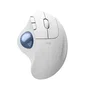 Logitech - Souris Sans Fil Ergonomic ERGO M575S Blanc - Tracking Avancé 1000 DPI