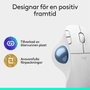 Logitech Ergo M575s - Souris trackball sans fil - Blanc cassé