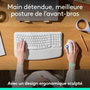 Logitech Ergo M575s - Souris trackball sans fil - Blanc cassé
