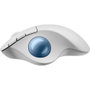 Logitech ERGO M575S Souris sans fil ergonomique avec trackball, Bluetooth et USB, blanche