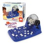 Tachan Bingo Automatique Deluxe 20812 - Rueda Giratoria con 72 Cartones - Bolas Grabadass y Fichas - Jeu en Anglais, Français, Allemand, Italien, Portugais, Espagnol