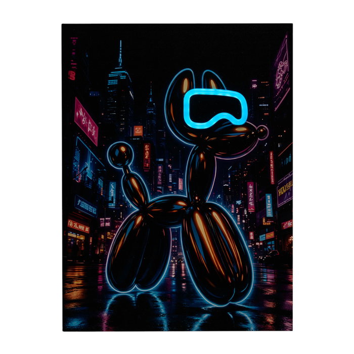 Home Deco Factory Tableau Néon LED Chien 30x40 cm Home Deco Factory Tableau Néon LED Chien 30x40 cm