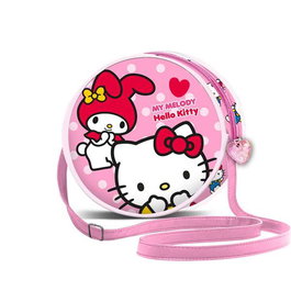 Karactermania Hello Kitty B. Redondo Lovely - Sac bandoulière rond pour enfants en PVC avec intérieur en polyester - Dimensions 18,5 x 18,5 x 7 cm