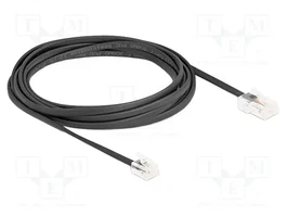 DELOCK Câble téléphonique RJ11 vers RJ45 3m noir