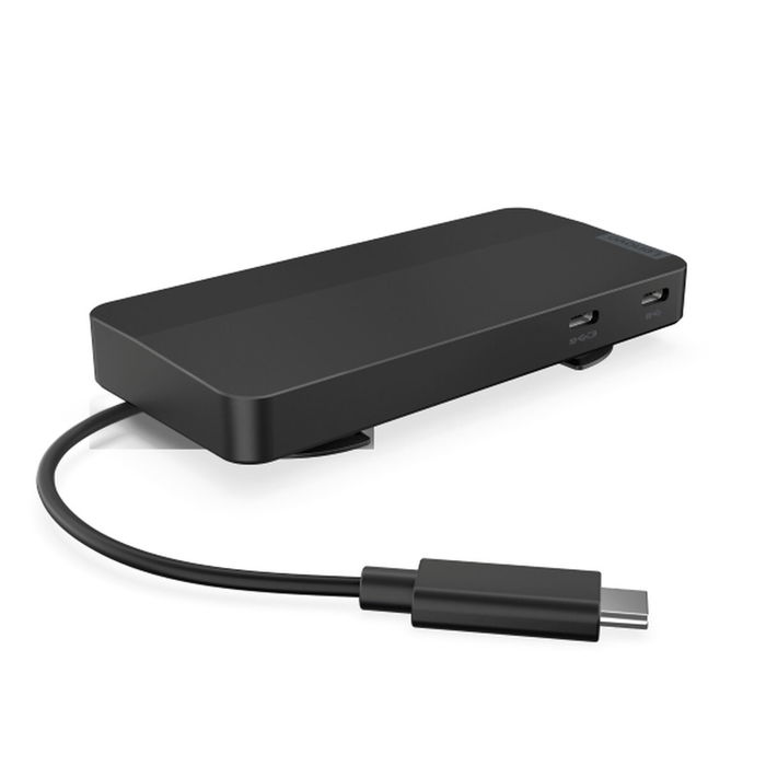 Lenovo Station d'accueil nomade Travel Dock 40B90100EU - Chargeur USB-C avec port HDMI et Ethernet - Noir Lenovo Station d'accueil nomade Travel Dock 40B90100EU - Chargeur USB-C avec port HDMI et Ethernet - Noir