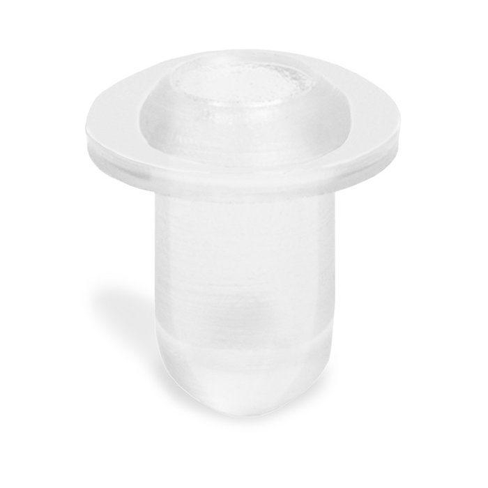 DUVER Gâchette de protection en caoutchouc transparent pour trou intérieur de 5mm, épaisseur 3mm