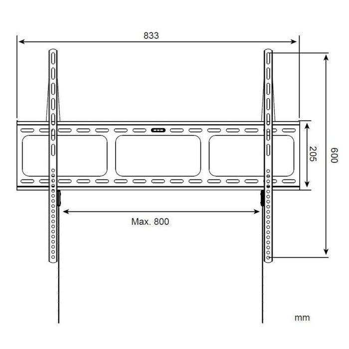 Support de TV Techly ICA-PLB 860 42" 80" 60 Kg