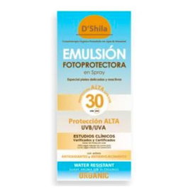 DSHILA Émulsion Photoprotectrice SPF 30 Spray 200ml