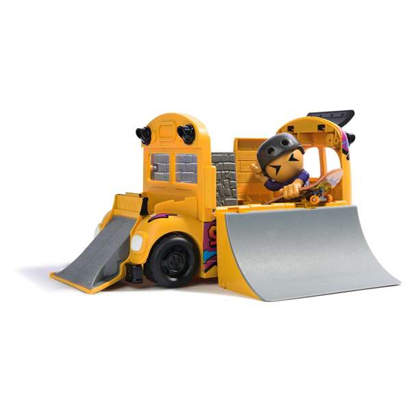 Spin Master Tech Deck SK8 Crew Playset Autobus avec Skate Park Spin Master Tech Deck SK8 Crew Playset Autobus avec Skate Park