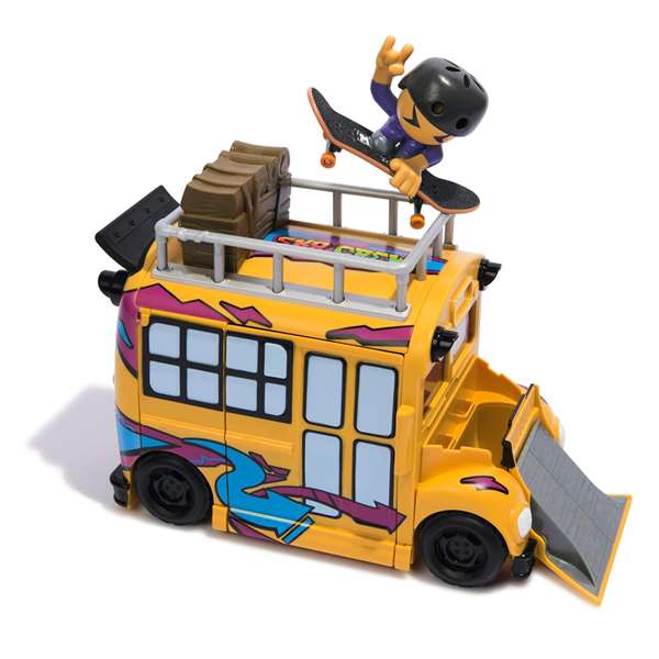 Spin Master Tech Deck SK8 Crew Playset Autobus avec Skate Park Spin Master Tech Deck SK8 Crew Playset Autobus avec Skate Park