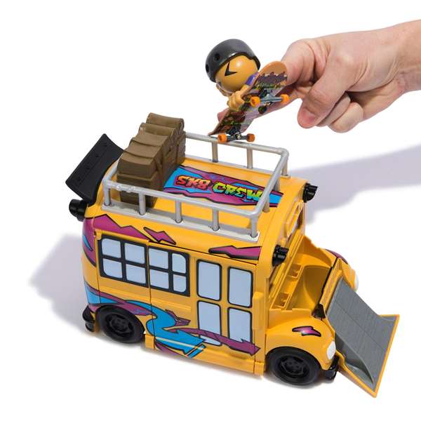 Spin Master Tech Deck SK8 Crew Playset Autobus avec Skate Park Spin Master Tech Deck SK8 Crew Playset Autobus avec Skate Park