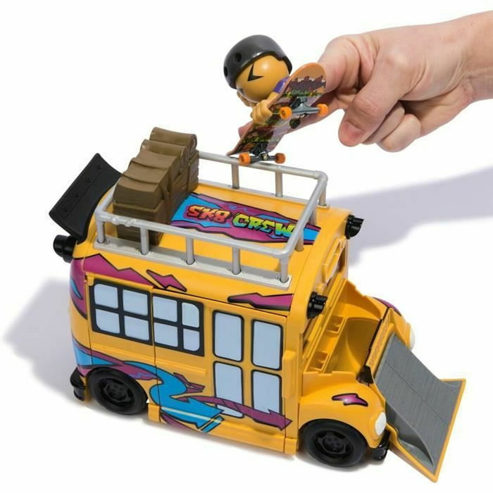 Spin Master Tech Deck SK8 Crew Playset Autobus avec Skate Park Spin Master Tech Deck SK8 Crew Playset Autobus avec Skate Park
