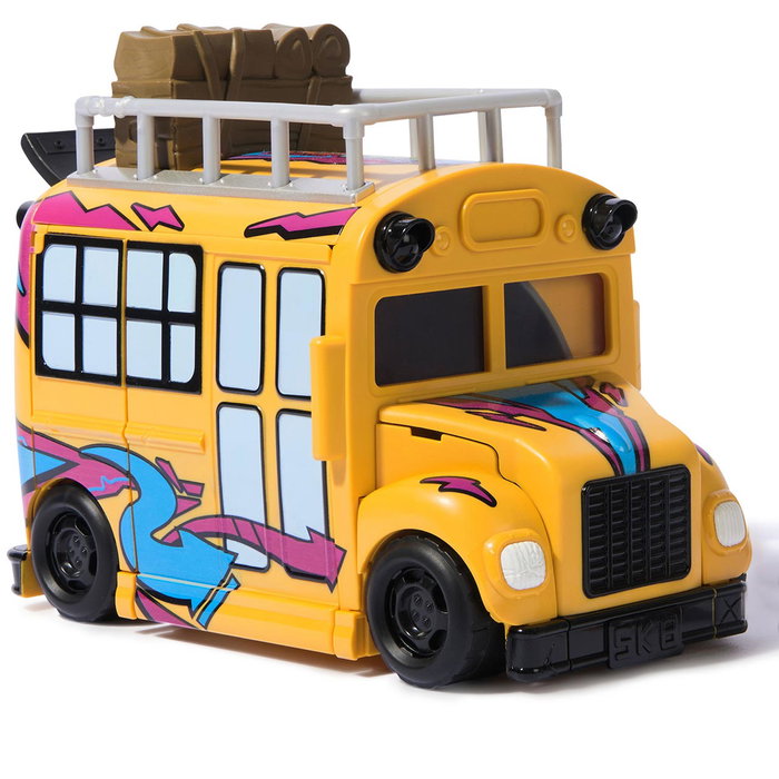 Spin Master Tech Deck Sk8 Crew Playset Autobus Ultra Sk8 6071034 - Autobus transformable en parc de skate miniature avec 3 rampes et figurine
