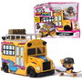 Spin Master Tech Deck Sk8 Crew Playset Autobus Ultra Sk8 6071034 - Autobus transformable en parc de skate miniature avec 3 rampes et figurine