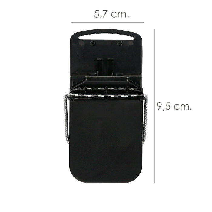 WOLFPACK LINEA PROFESIONAL Lot de 2 pièges à souris en plastique 9,5 x 4,7 cm