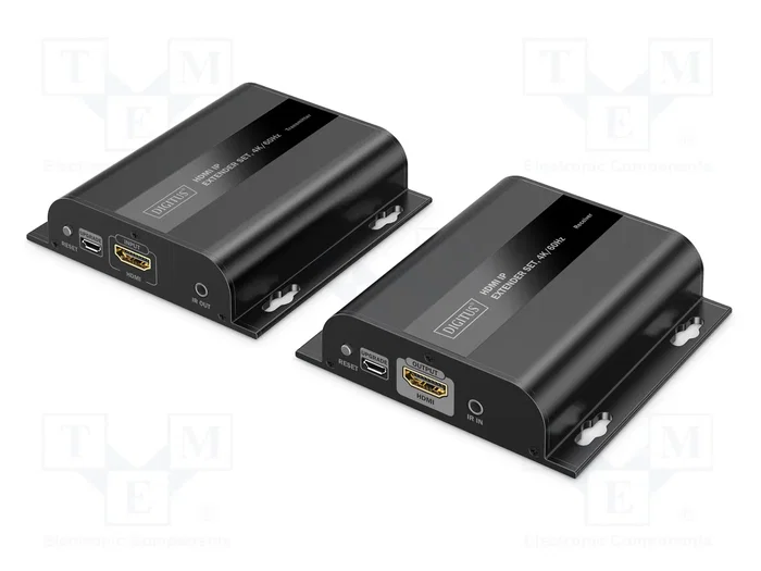 DIGITUS Extenseur HDMI 4K UHD avec boîtier métal DIGITUS Extenseur HDMI 4K UHD avec boîtier métal