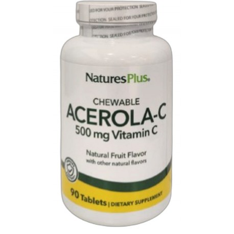 NATURES PLUS Acerola C 500 mg 90 comprimés NATURES PLUS Acerola C 500 mg 90 comprimés