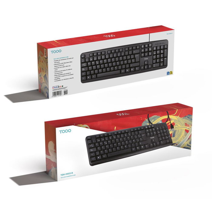 Tooq Teclado TQK-2002-B Noir