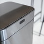 Kitchen Move Poubelle Automatique UPPER 60 L Inox Argent