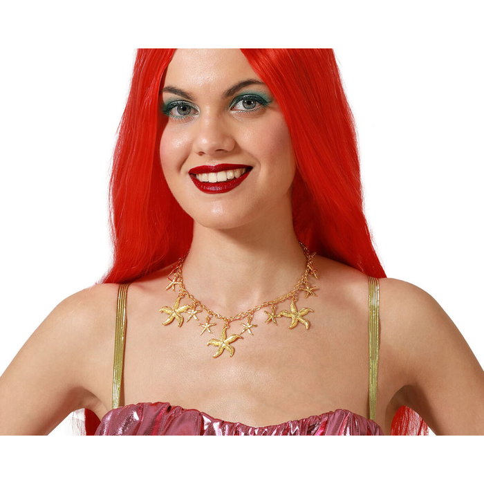 Atosa Collier ajustable ethnique turquoise et doré Atosa Collier ajustable ethnique turquoise et doré