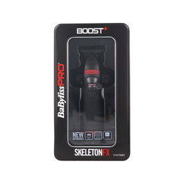 Babyliss Trimmer SkeletonFX Boost+ Rouge Mat & Noir Grip Noir - Moteur 7200 RPM, Carcasse Métal, Batterie Li-ion 3300mAh, 3h Autonomie - Modèles FX7870GBPE/FX7870RBPE/FX7870IBPE
