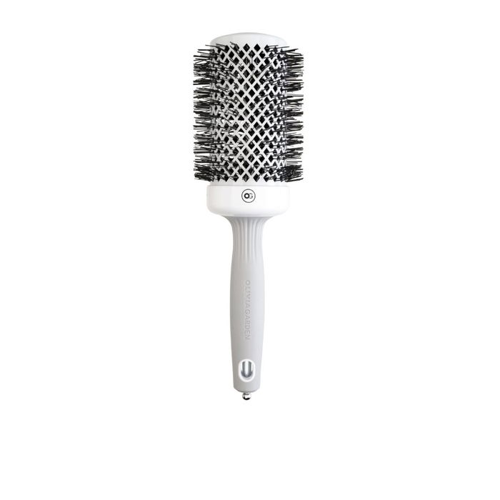 Olivia Garden Brosse Expert Blowout Shine 55 mm Blanc & Gris