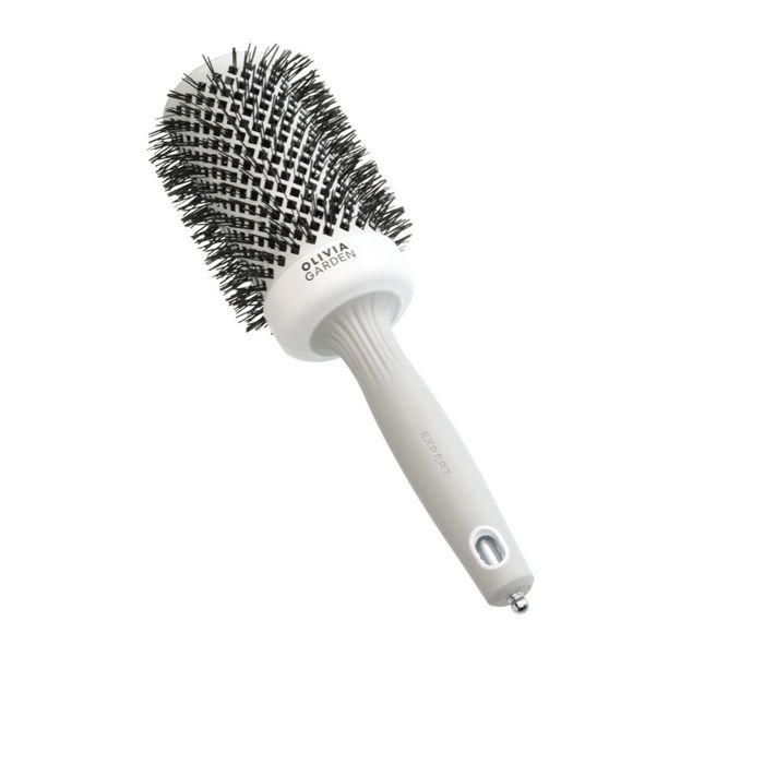 Olivia Garden Brosse Expert Blowout Shine 55 mm Blanc & Gris